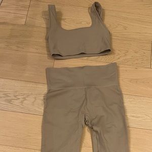 Set Active sculptflex workout set - sand color size small